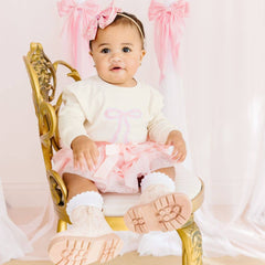 Coquette Tulle Bow Baby Headband - Coquette Bow