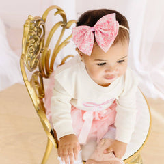 Coquette Tulle Bow Baby Headband - Coquette Bow