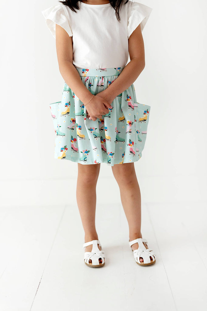 Pocket Skort in Roller Girl