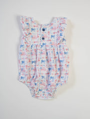 Betsy Romper in Patriotic Flags