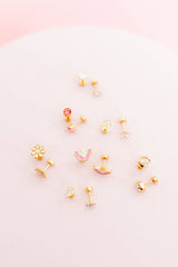 Screwback Stud Earrings - Blakely Butterfly