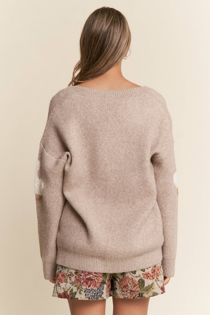 Duck Button Up Soft Knit Cardigan