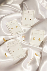 Screwback Stud Earrings - Cowgirl Hat