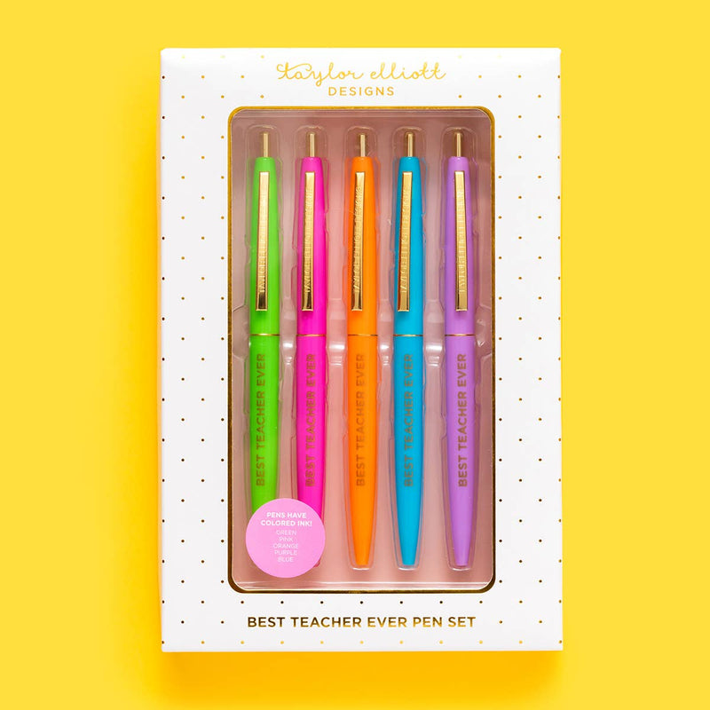 Best Teacher Ever Pen Set