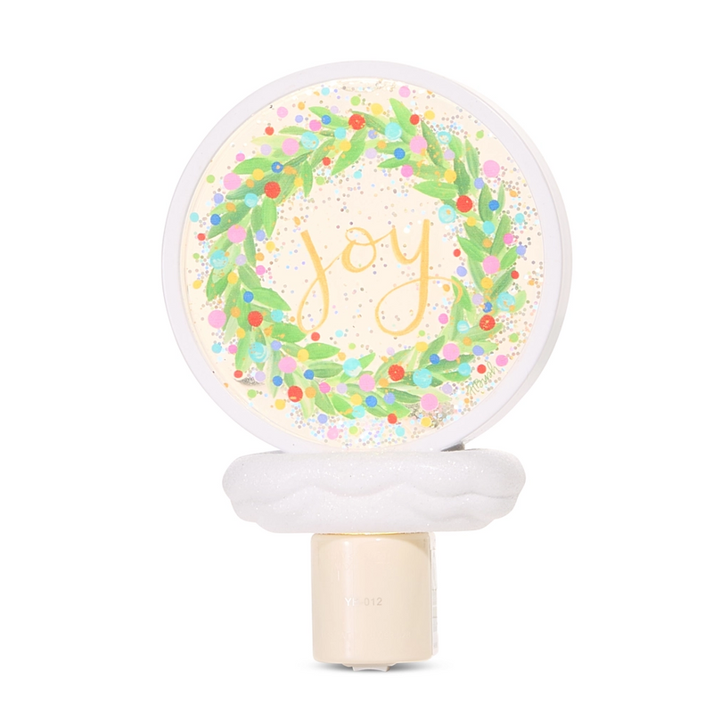 Confetti wreath of joy night light