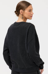 French Terry beaded sweatshirt
