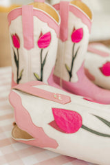 Screwback Stud Earrings - Tulip Cowgirl Boot