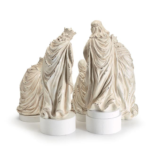 White distressed nativity