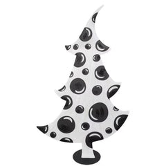 Black and white dot tree