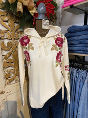 Hooded thermal sweatshirt