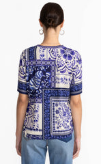 The Janie Favorite oversized cropped tee