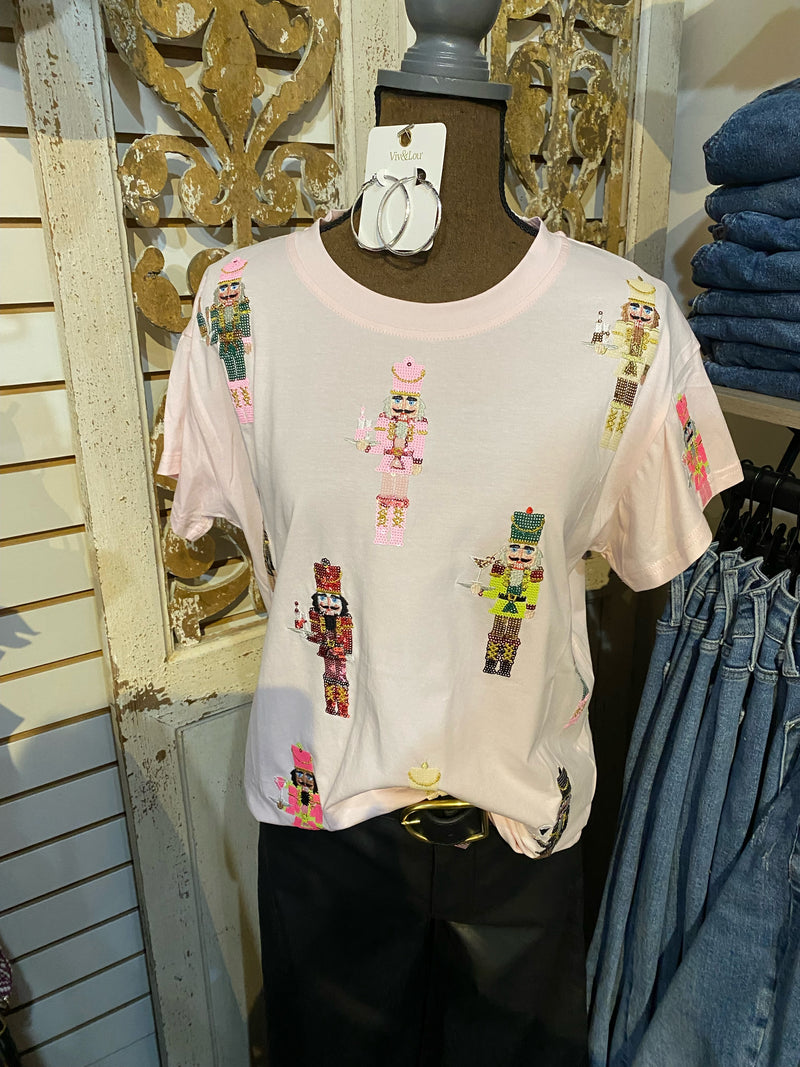 QOS light pink Cocktail serving nutcracker