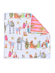 Light Of The World: Reversible Washcloth: White / Washcloth (12 in x 12 in)