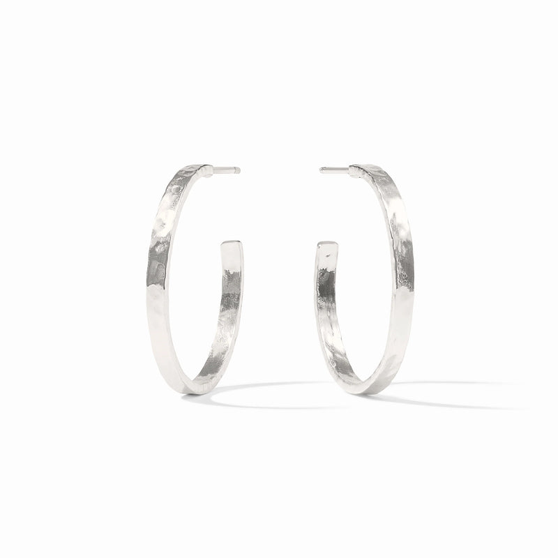 Crescent hoop-silver