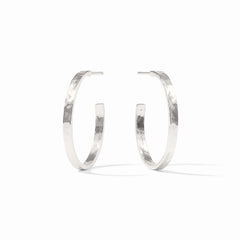 Crescent hoop-silver