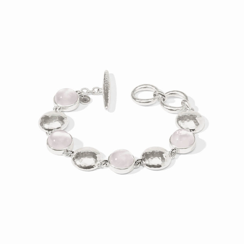 Solara stone bracelet-silver