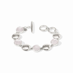 Solara stone bracelet-silver
