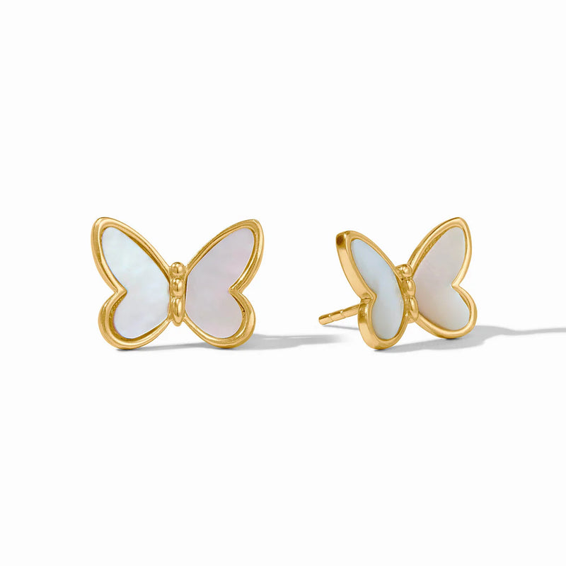 Papillon stud- mother of pearl