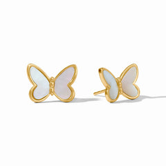 Papillon stud- mother of pearl