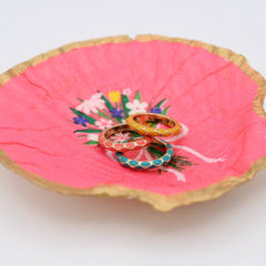 Pink Bouquet Shell Jewelry and Trinket Dish