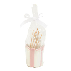 Pearl toothpick holder