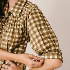 Painted Gingham Oasis Dress