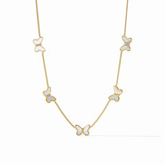 Papillon delicate necklace-mother of pearl