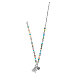 Pebble sweet hearts token charm necklace