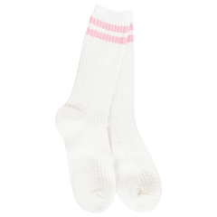 Stripped crew socks
