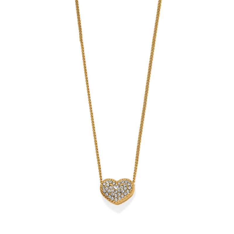 Petite Illumina Celeste heart gold