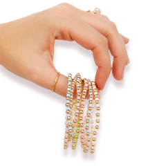 Demi Bracelet in Luster Pink: Extended 7.25 inch