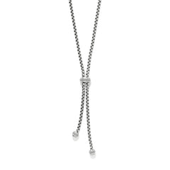 Meridian Solis Silver Y Necklace