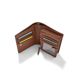 Bourbon Interlock Medium Wallet/Crossbody