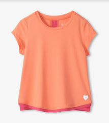 Fusion Coral mesh tee