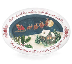 Night before christmas platter