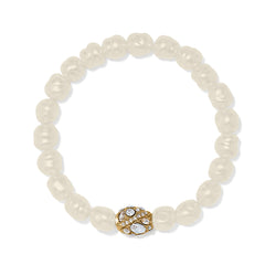 Trust your journey pearl stretch bracelet