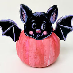 Cute Bat pumpkin parts (pumpkin not included)