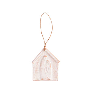 Lace Nativity ornament