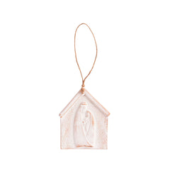 Lace Nativity ornament