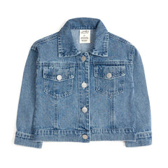Howdy Gingham Bow Patch Denim Jacket