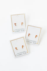 Screwback Stud Earrings - Peppermint Twist