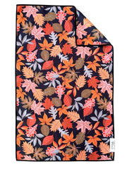 Fab Fall: Double-Sided Hand Towel: Black / Hand Towel (17x27 in)