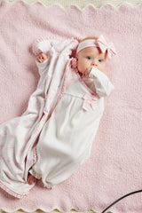 White Chainstitch gown