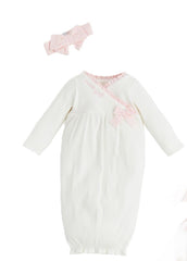 White Chainstitch gown