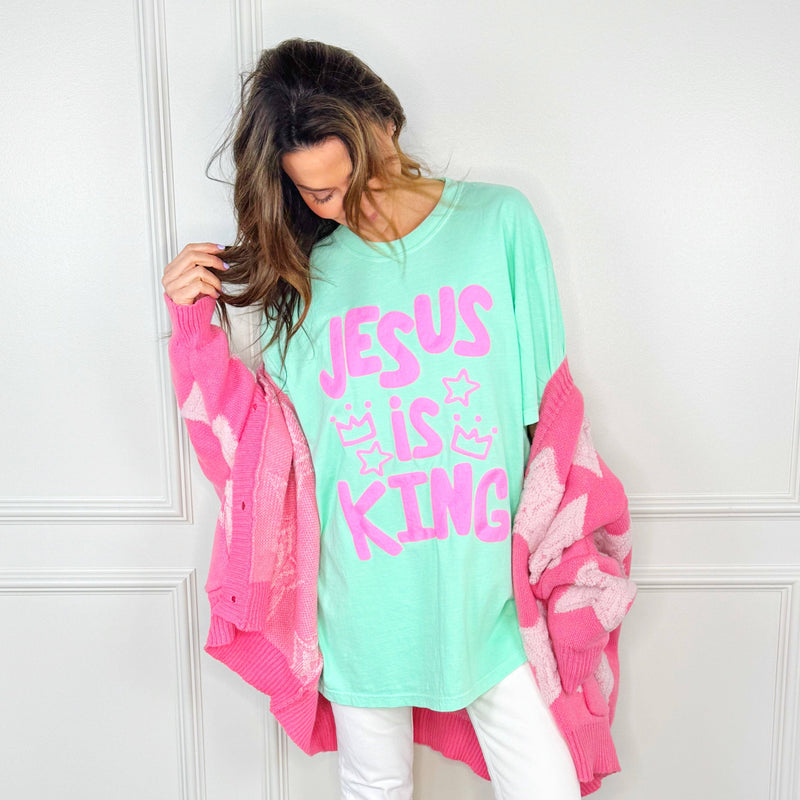 Jesus is King Puff Tee