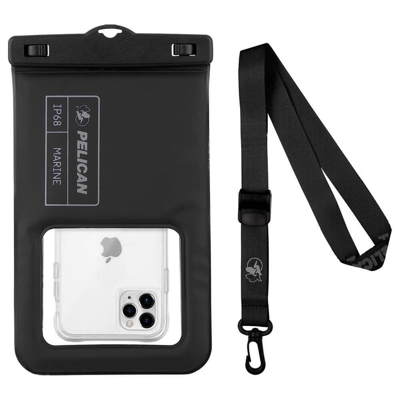 Pelican Marine Waterproof Floating Pouch XL - Phone Pouch: Stealth Black