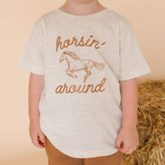 Horsin' Around Western Short Sleeve T-Shirt