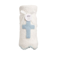 Cross chenille blanket