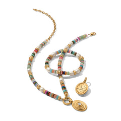 Kosmos Chroma Token necklace