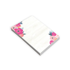 Memo Pad - Magenta Roses